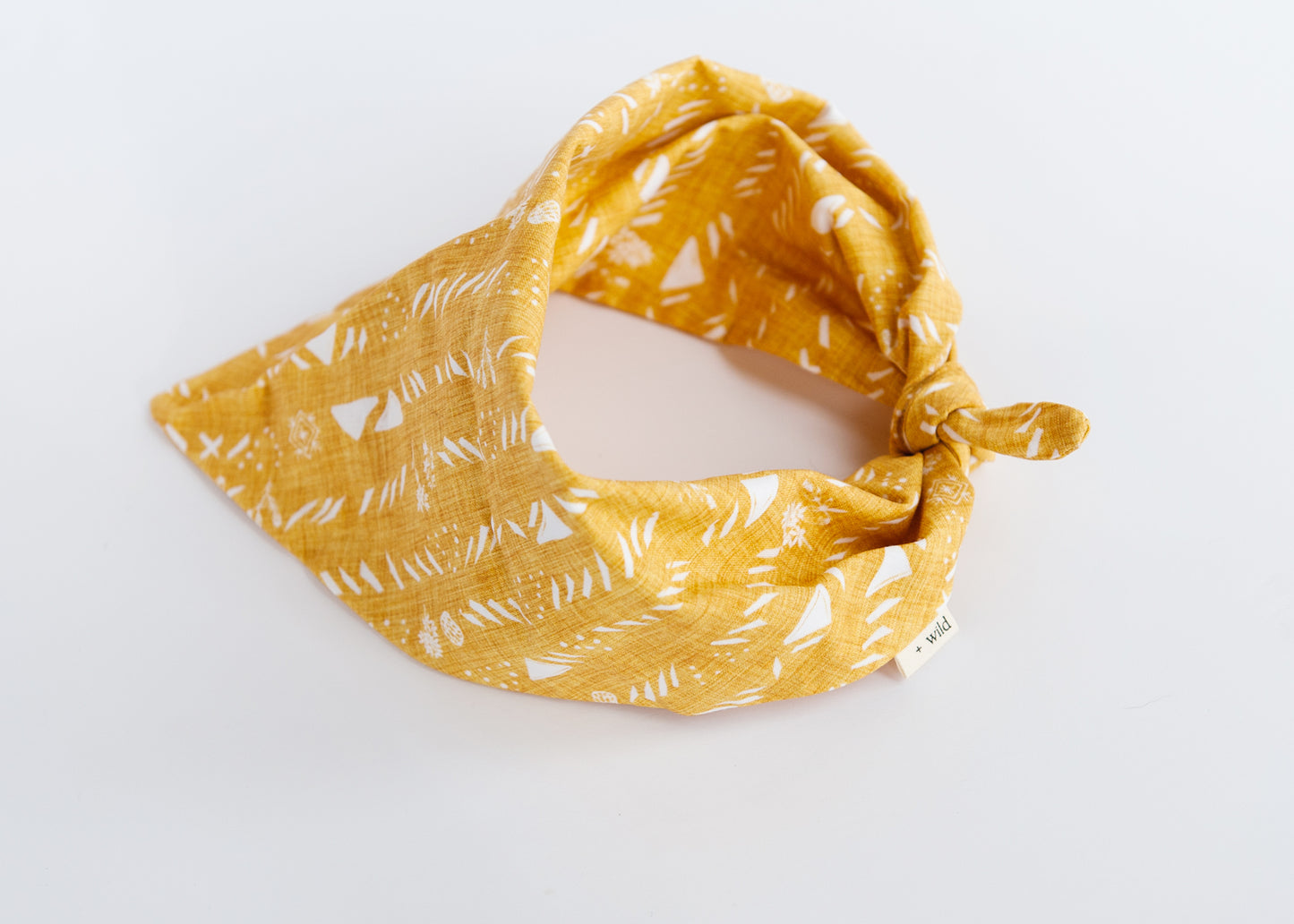 Yellow Fields Dog Bandana