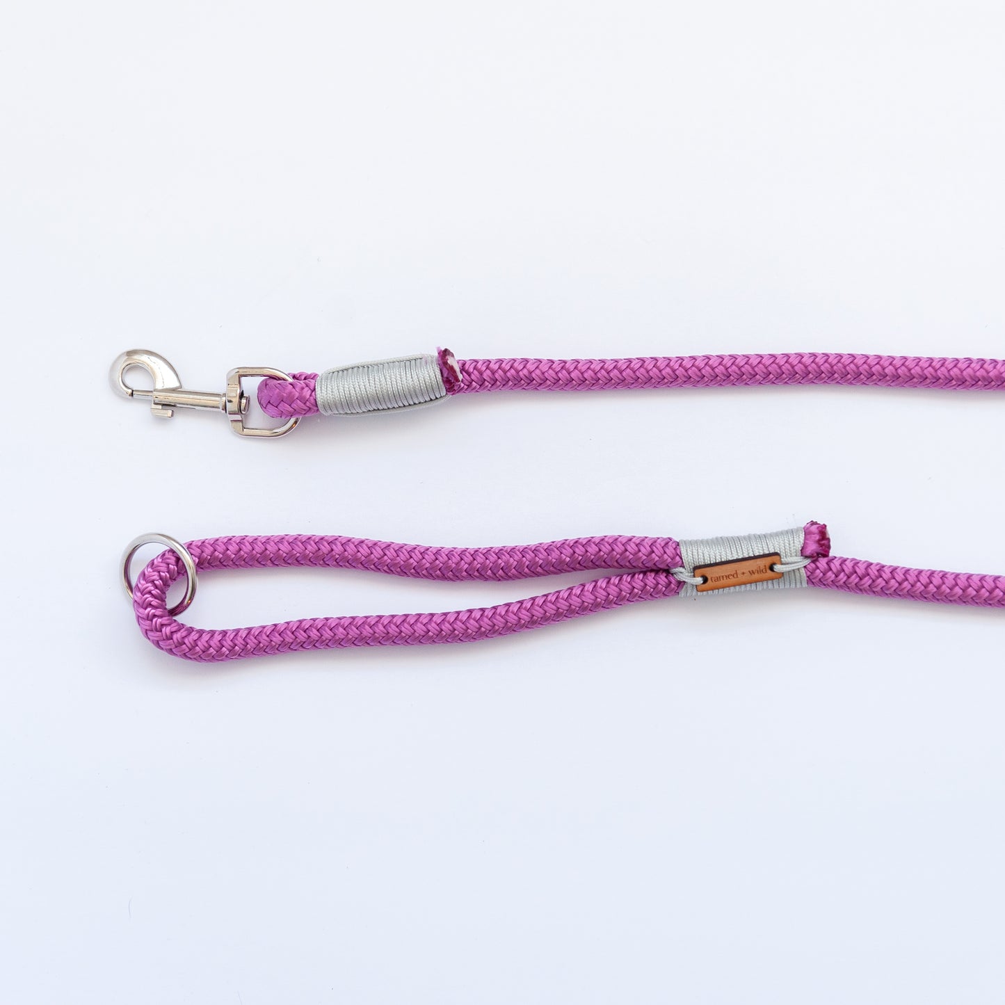 Berry & Silver Marine Rope Dog Leash