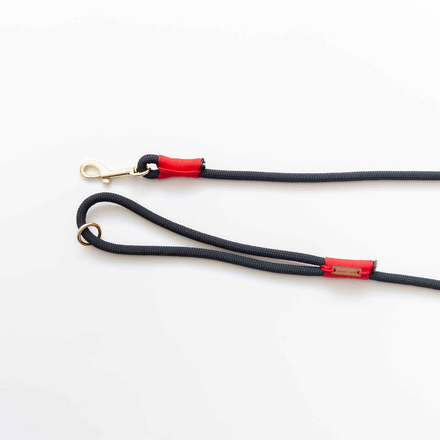 Black & Red Climbing Rope Dog Leash