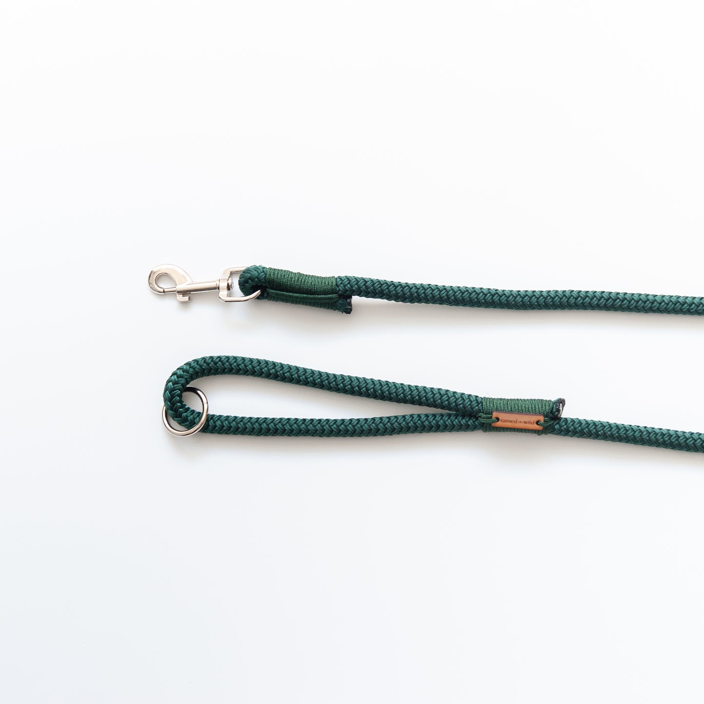 Forest Green Marine Rope Dog Leash