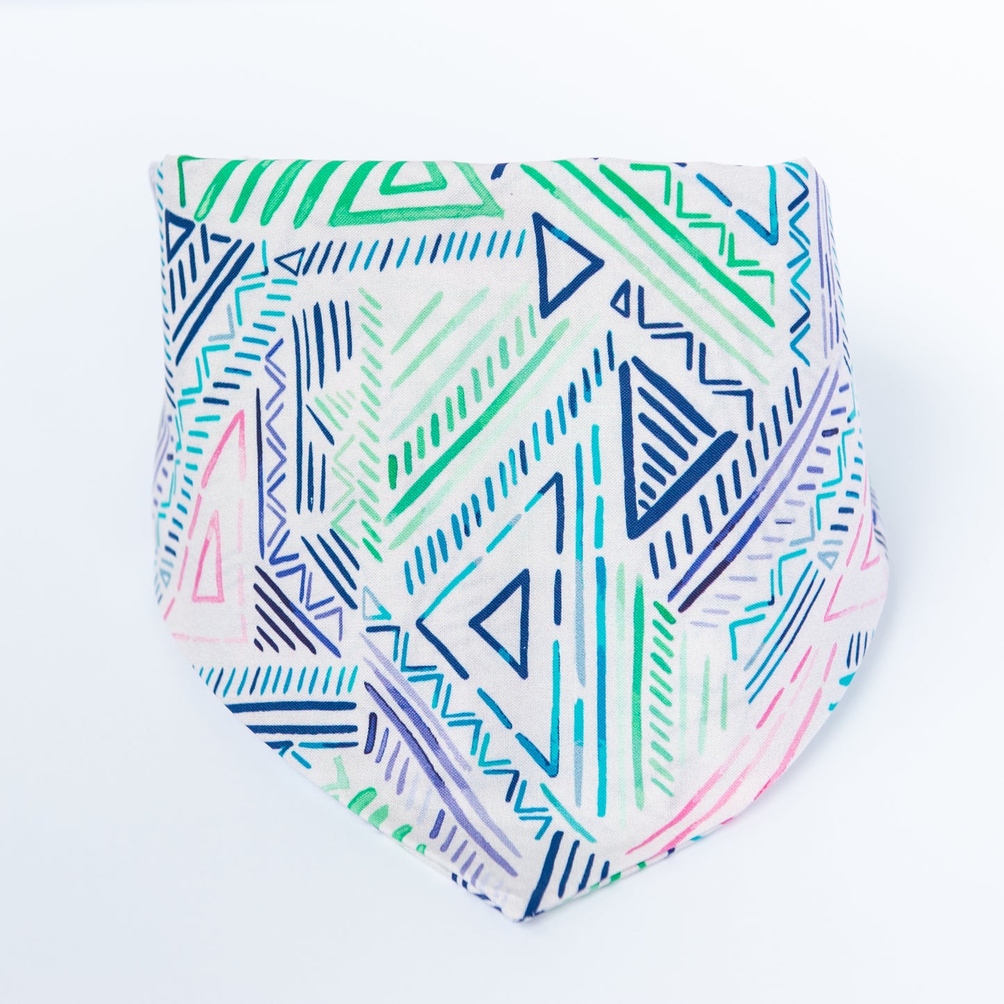 Tropical Geometric Dog Bandana