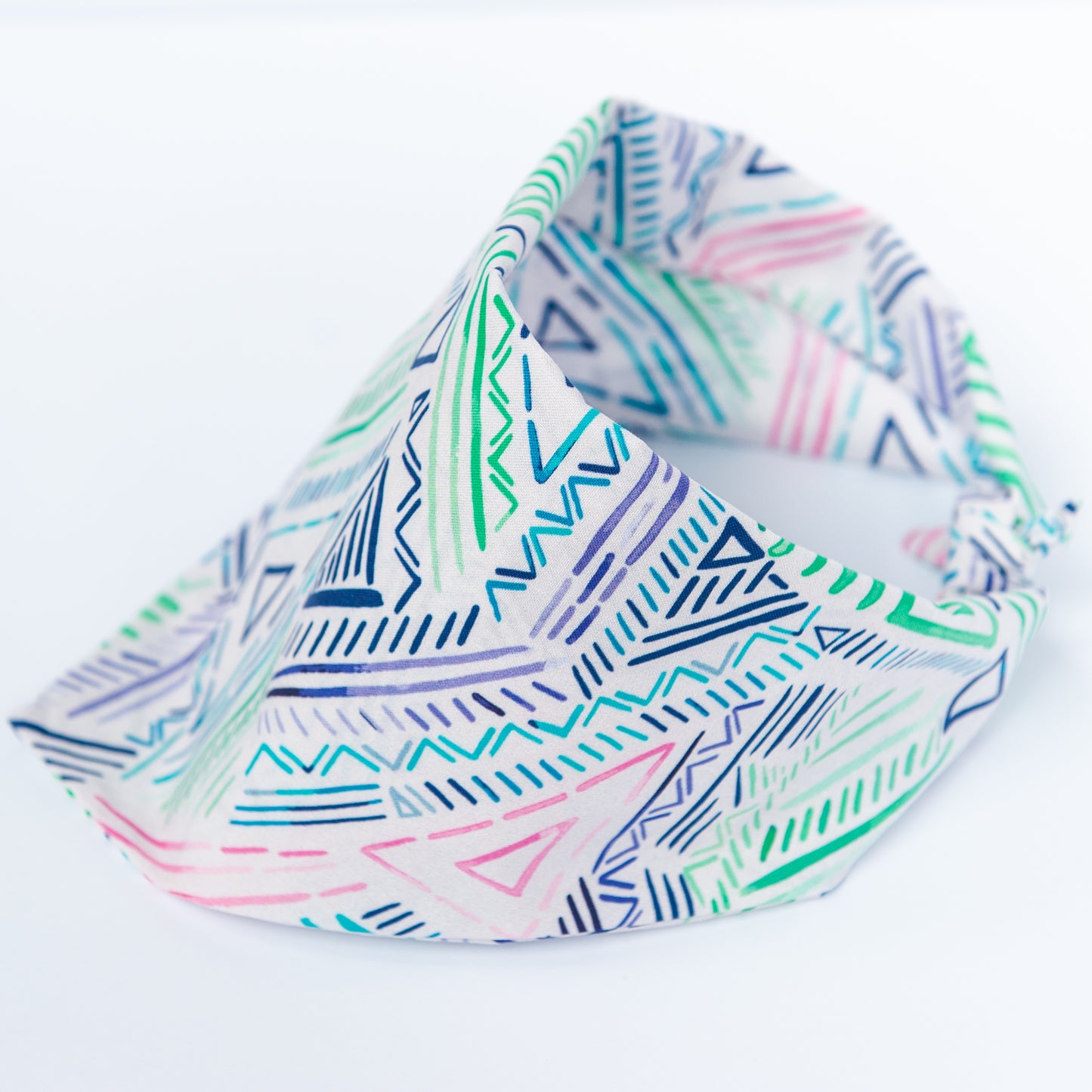 Tropical Geometric Dog Bandana