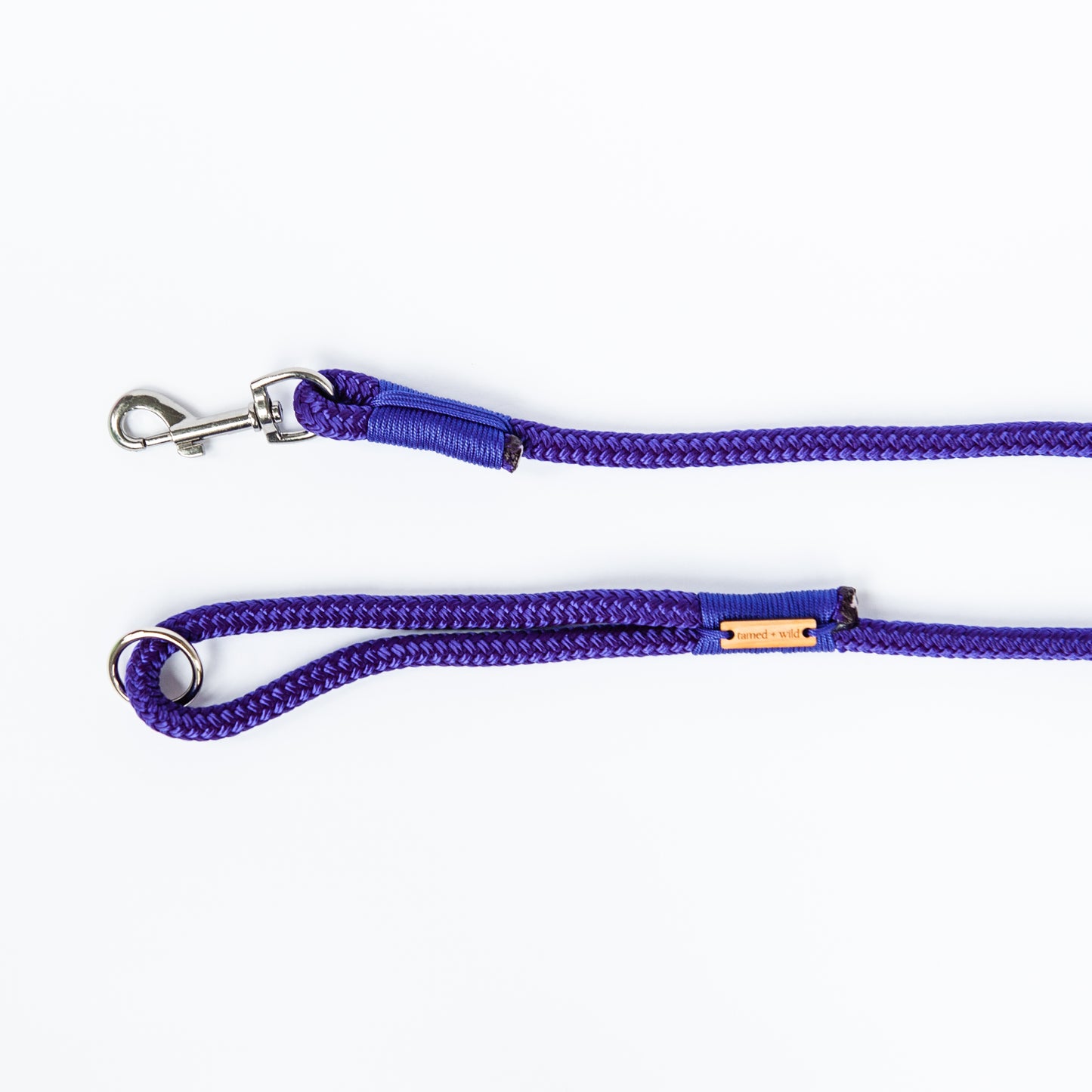 Neon Purple Rope Dog Leash