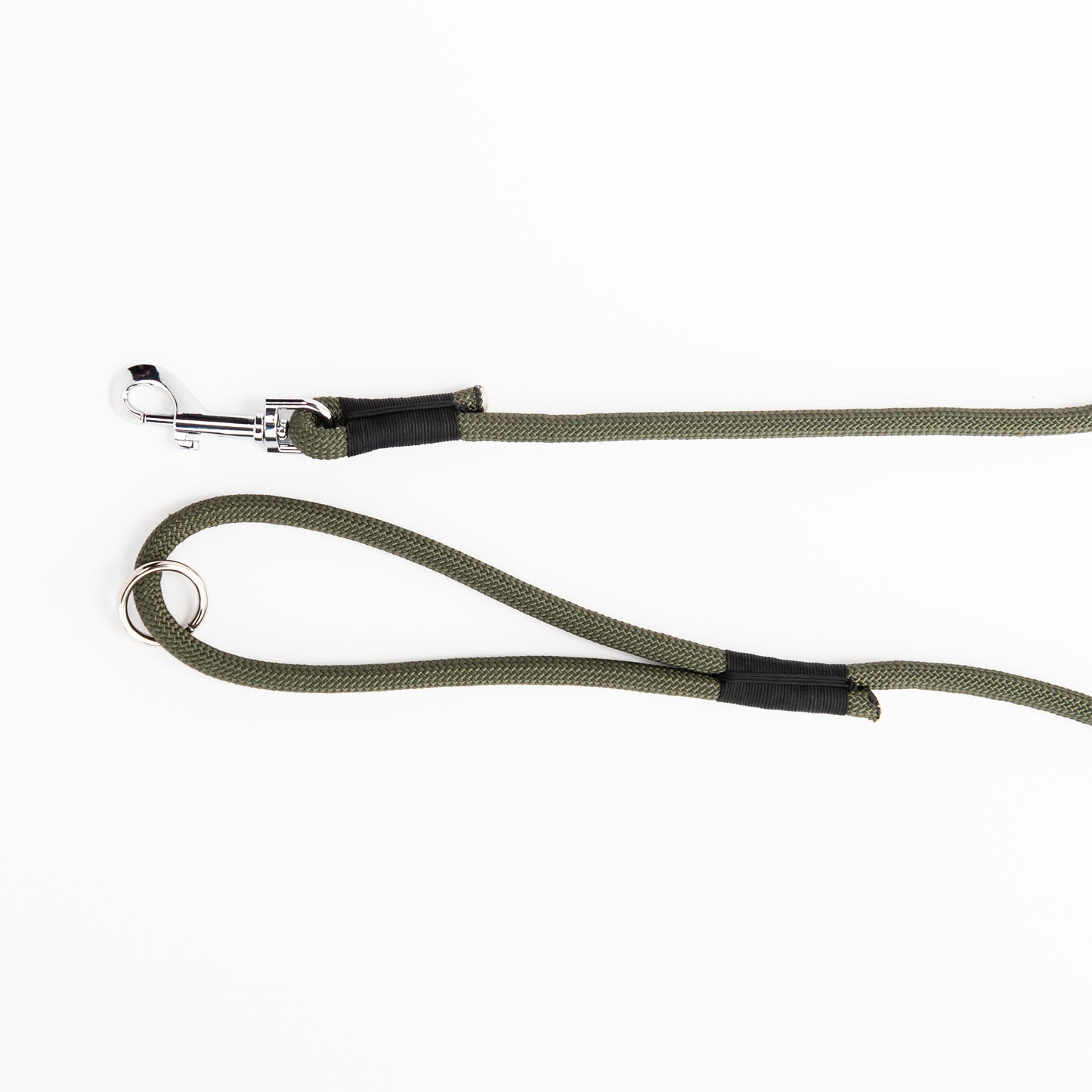 Olive & Black Climbing Rope Dog Leash