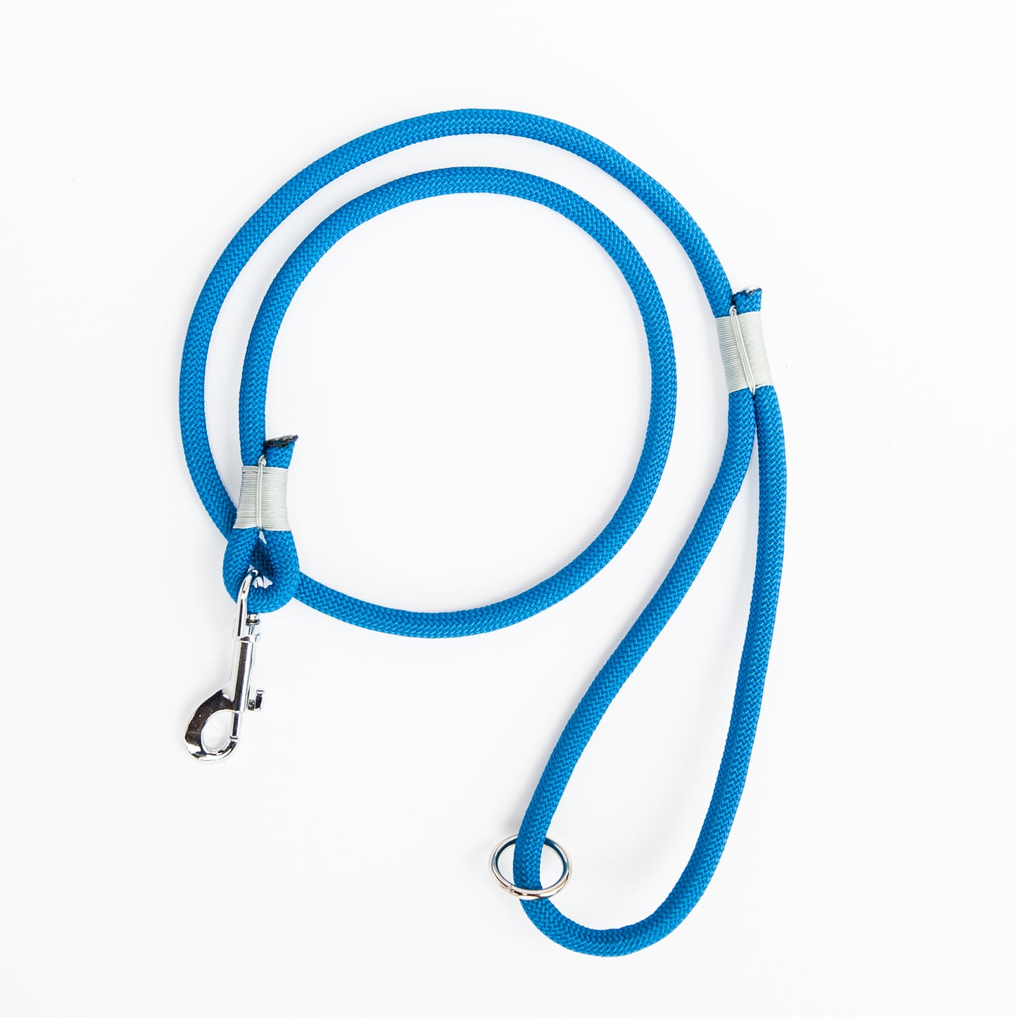 Blue & Silver Climbing Rope Dog Leash