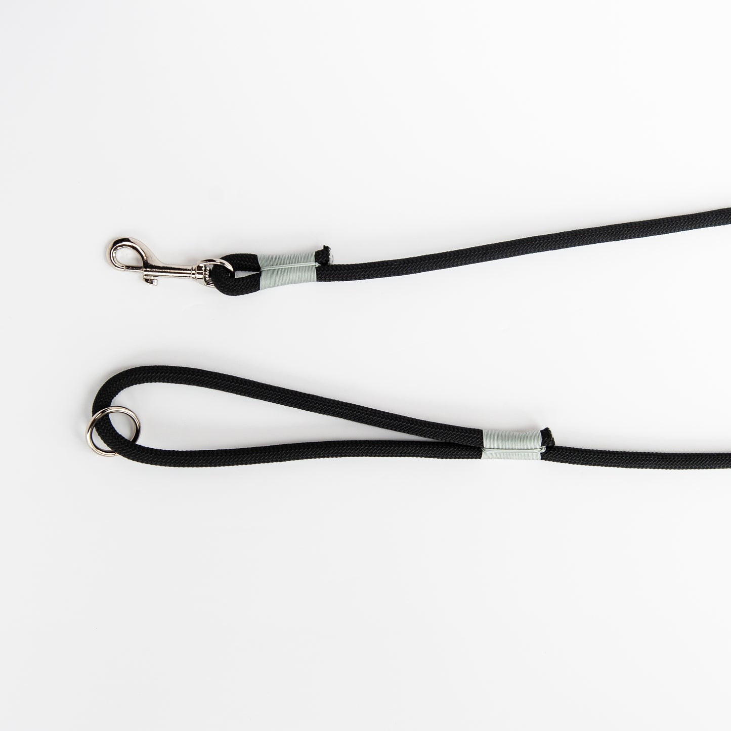 Black & Silver Climbing Rope Dog Leash