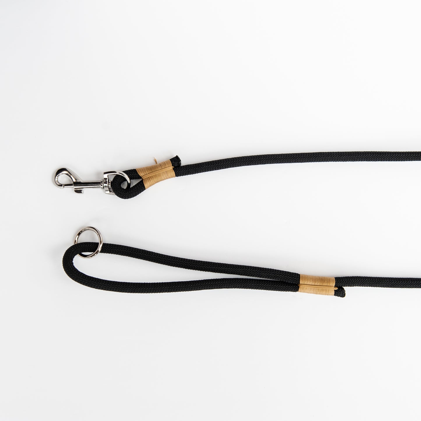Black & Gold Climbing Rope Dog Leash