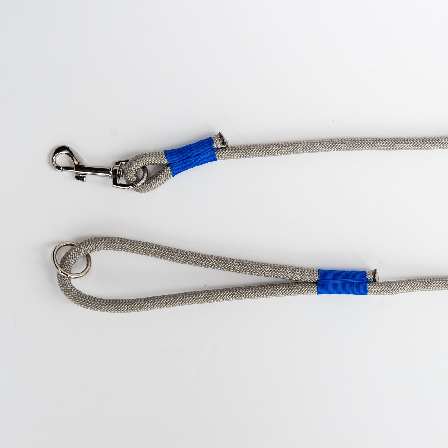 Silver & Blue Climbing Rope Dog Leash