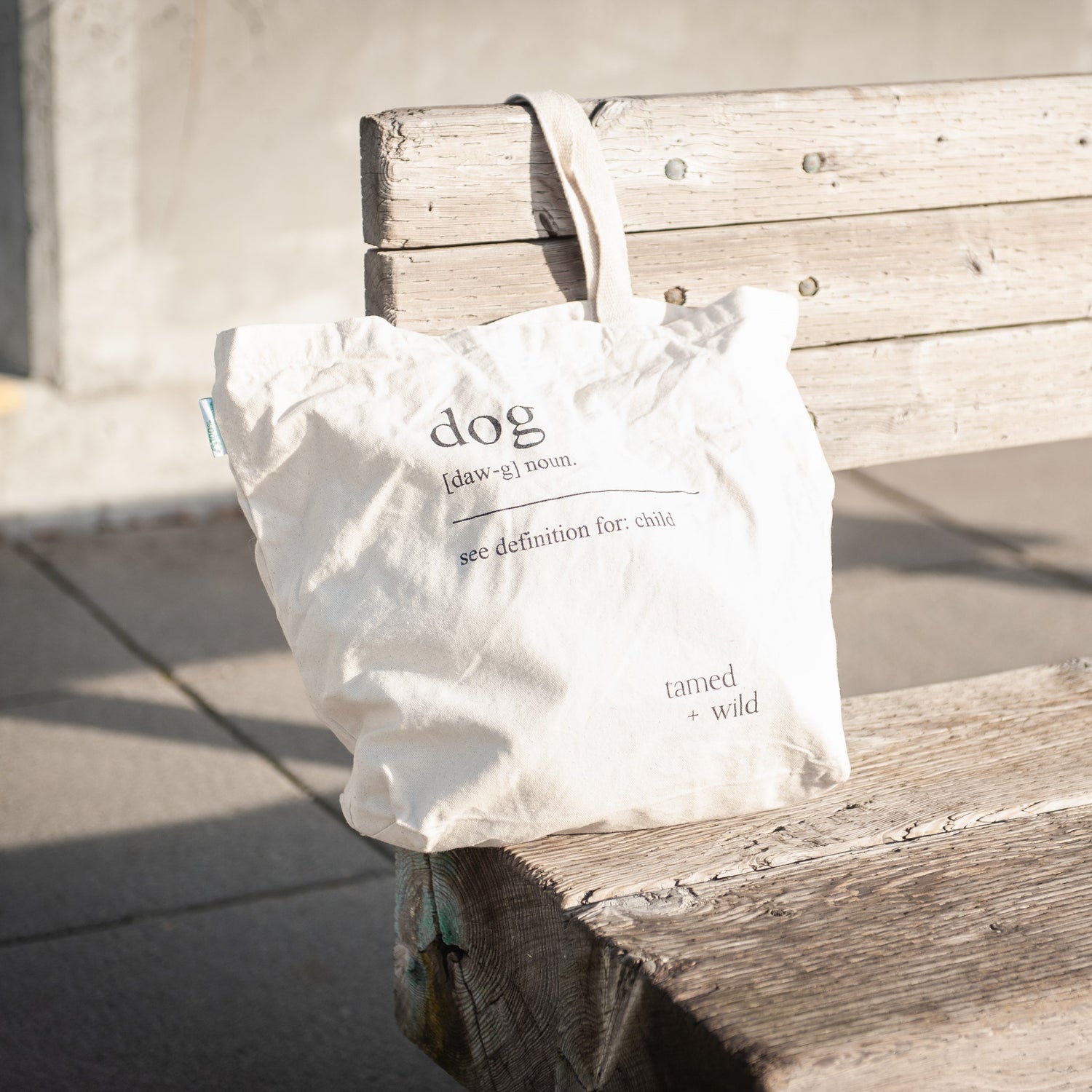 organic canvas tote