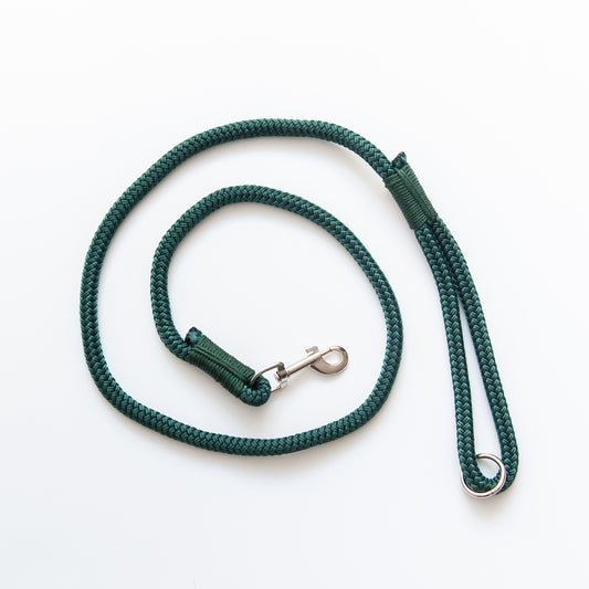 Forest Green Marine Rope Dog Leash