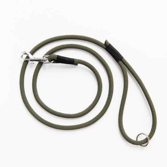 Olive & Black Climbing Rope Dog Leash