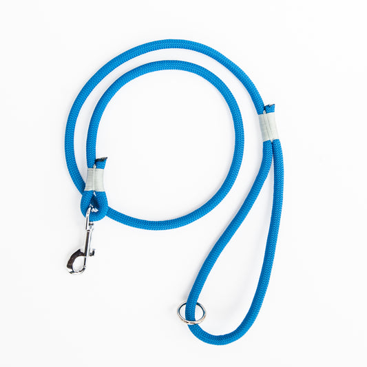Blue & Silver Climbing Rope Dog Leash