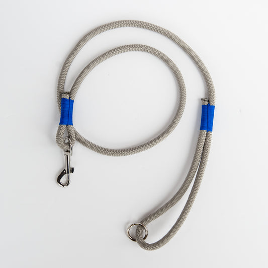 Silver & Blue Climbing Rope Dog Leash
