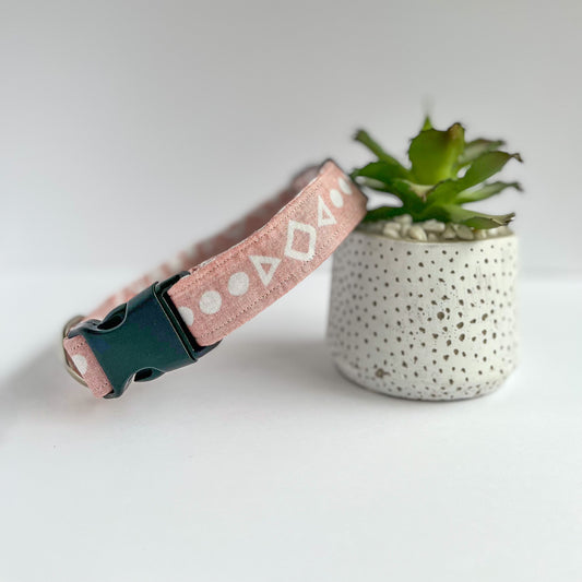 Dusty Pink Dog Collar